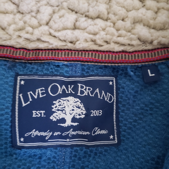 EUC bright blue Teddy sherpa fleece jacket - Picture 5 of 7